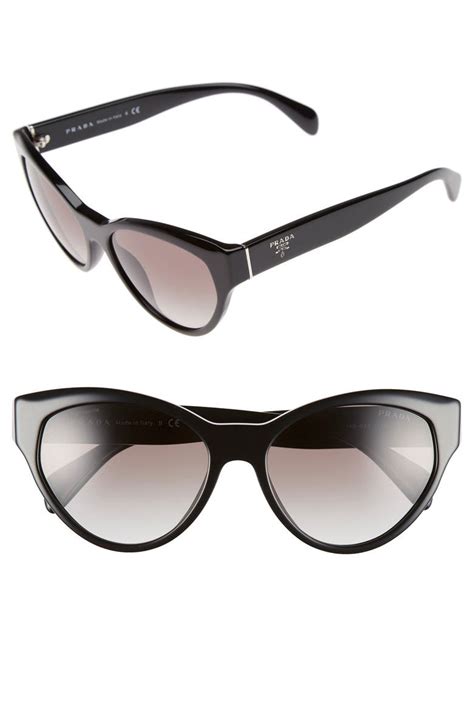 prada 55mm cat eye navigator sunglasses|Prada 55mm Gradient Cat Eye Sunglasses .